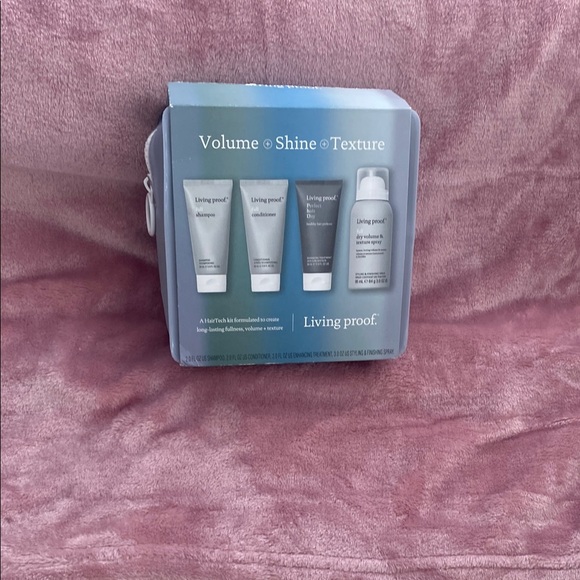 Living Proof Other - Living Proof Volume Shine Texture Set - Gray and White